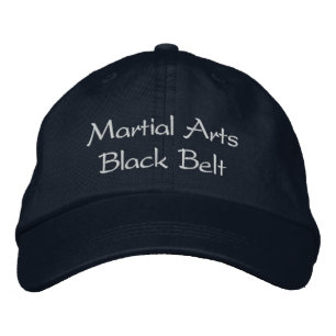 Brodée Martial Arts Black Belt Casquette