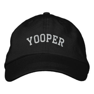 Brodée Michigan Yooper brodé Casquette ajustable noir