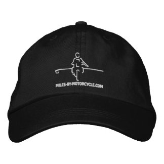 Brodée Miles Par Casquette De Moto