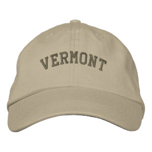 Brodée Mocha, Casquette de base brodé du Vermont