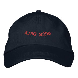 Brodée Mode Roi Casquette Navy Imprimée Hommes Porter