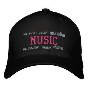 Brodée Musique - Casquette brodé