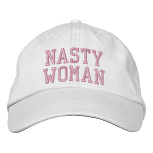 Brodée Nasty Woman Rose Letter Casquette de baseball pers