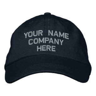 Brodée Nom de texte personnalisé Casquette Casquette brod