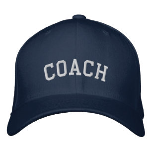 Brodée Nom personnalisé Casquette d'entraîneur de marine