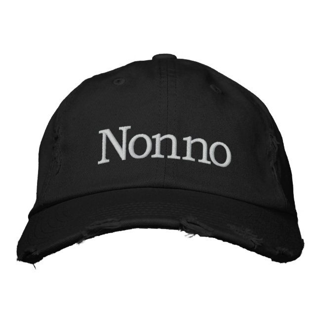 Brodée Nonno Casquette brodé (Devant)