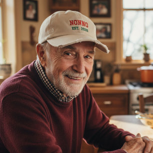 Brodée Nonno - déc.2026 Casquette de Baseball Brodé