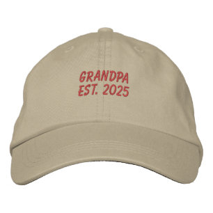 Brodée Nouveau Grand-Père Est. casquette de baseball brod