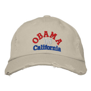 Brodée Obama '08 Casquette californien