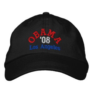 Brodée Obama '08 Los Angeles Casquette