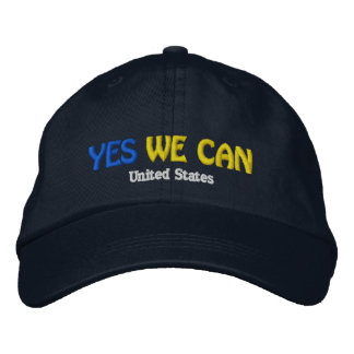 Brodée "OUI NOUS POUVONS" Casquette américain de broderie