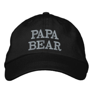 Brodée Papa Bear Casquette   Don du jour du père