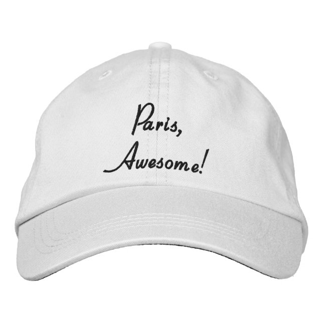 Brodée Paris, impressionnant ! Casquette réglable de (Devant)