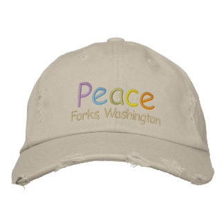 Brodée Peace Forks, Casquette de Washington