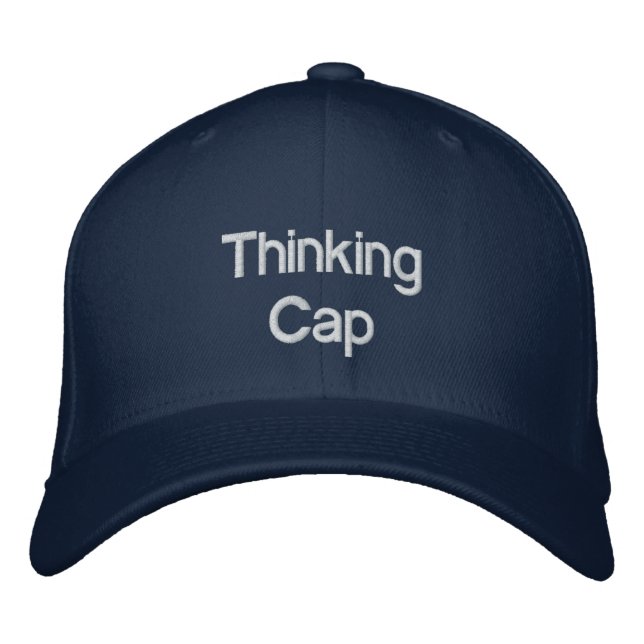 Brodée Penser Casquette (Devant)
