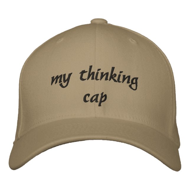 Brodée Penser Casquette (Devant)