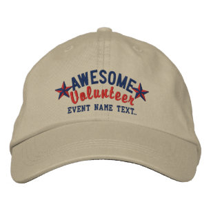 Brodée Personnalisé Votre Casquette Awesome Volontaire Br