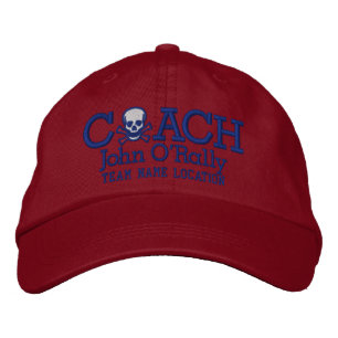 Brodée Personnalisez Coach Casquette Crâne Votre Nom Votr