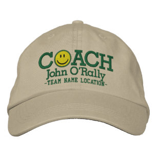 Brodée Personnalisez Coach Casquette Votre Nom Votre Jeu 