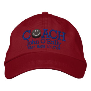 Brodée Personnalisez Hockey Coach Casquette Votre nom!