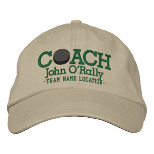 Brodée Personnalisez Hockey Coach Casquette Votre Nom Vot