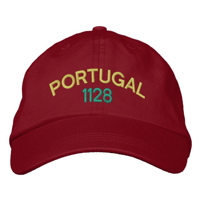 Brodée Portugal 1128 Casquette brodé (Devant)