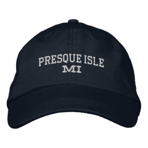 Brodée Presque Isle Michigan Casquette de baseball brodé