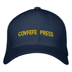 Brodée Presse de Covfefe : Casquette de laine de Flexfit