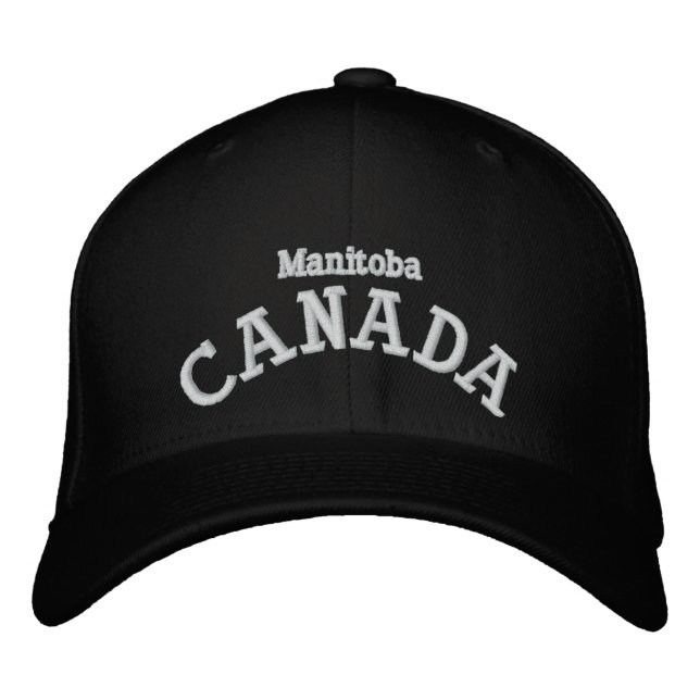 Brodée Provinces du Canada - Casquette brodé (Devant)