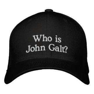 Brodée Qui est John Galt ? Casquette
