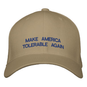 Brodée RENDRE L'AMÉRIQUE TOLÉRABLE À NOUVEAU Casquette Cu