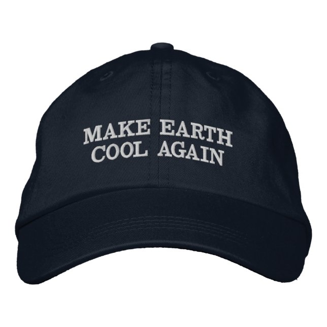 Brodée Rendre le Cool de la Terre Casquette (Devant)