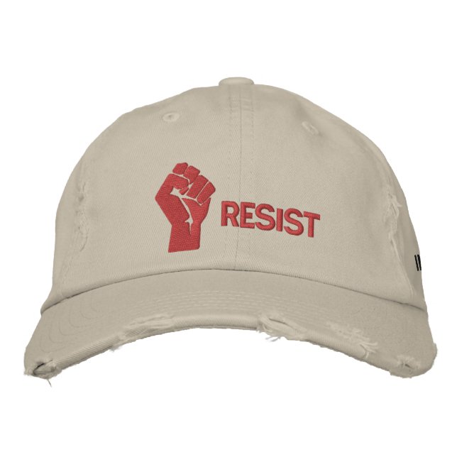 Brodée Résistez au casquette (Devant)