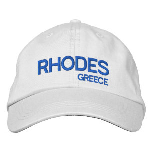 Brodée Rhodes, Grèce Casquette de baseball personnalisé