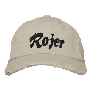 Brodée Rojer casquette