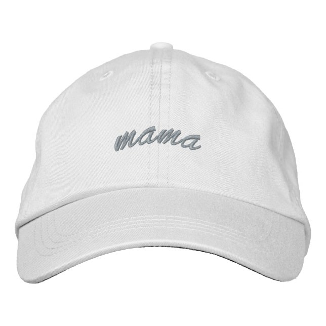 Brodée Script minimaliste Mama Casquette cadeau pour les  (Devant)