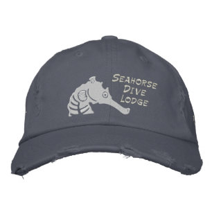 Brodée Seahorse Dive Lodge Casquette brodé