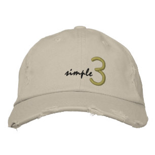 Brodée Simple 3 casquette