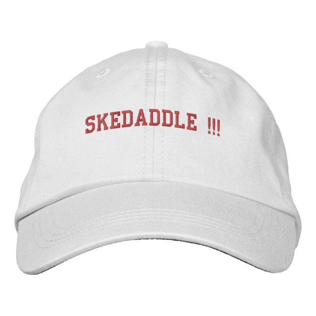 BRODÉE SKEDADLE ! ! ! CASQUETTE (Devant)