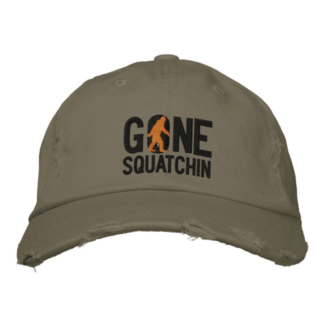 Brodée SQUATCHIN DE casquette brodé (Devant)