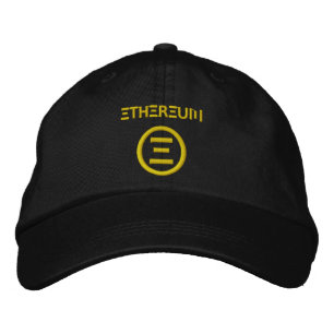 Brodée Symbole Ethereum Casquette de baseball Gold