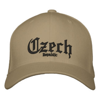 Brodée Tchèque, République Casquette personnalisé