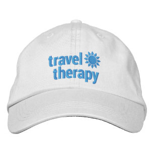 Brodée Thérapie de voyage Casquette de baseball brodé