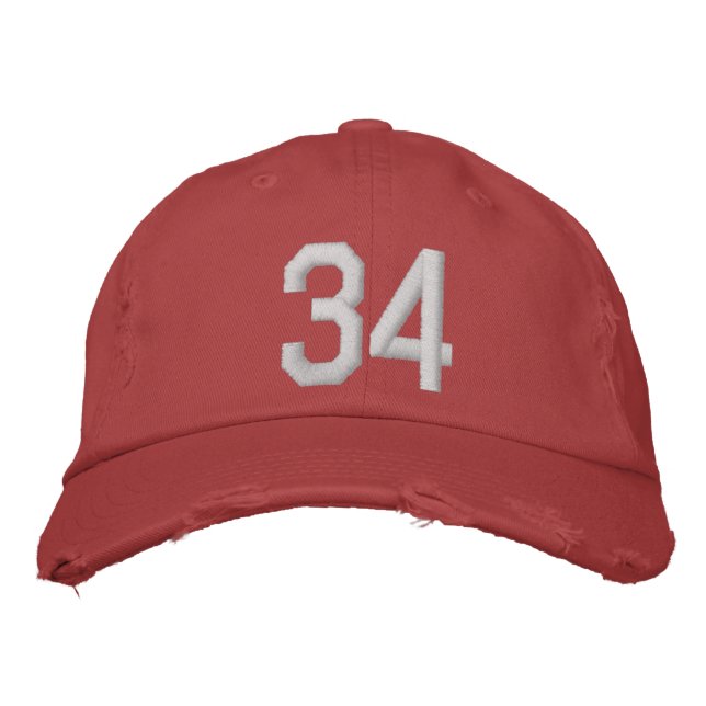 Brodée Trump 34 Casquette des condamnations (Devant)