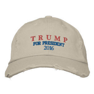 BRODÉE TRUMP POUR LE PRÉSIDENT 2016 DÉTRUIT CASQUETTE RET
