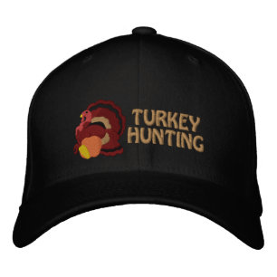 Brodée Turquie chasse Casquette brodé - personnalisable