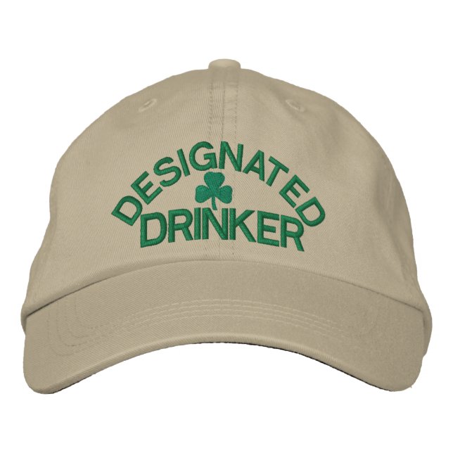 Brodée VENTE ! Casquette de boisson par SRF (Devant)
