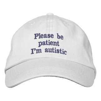 Brodée Veuillez être casquette patient