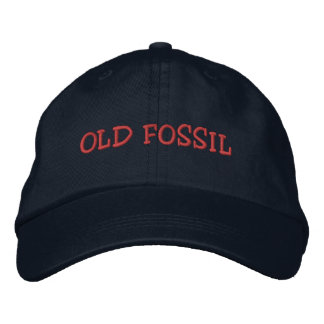 Brodée VIEUX casquette FOSSILE