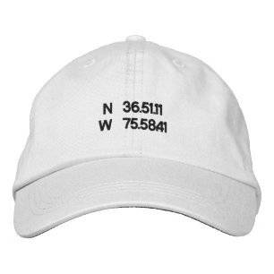 Brodée Virginia Beach coordonne le casquette de balle